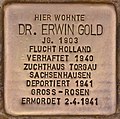 Stolperstein für Dr. Erwin Gold (Wittenberg).jpg
