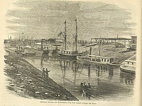 Suez Canal, 1869 SuezCanalKantara.jpg