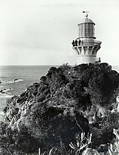 An historic view of Sugarloaf Point Lighthouse