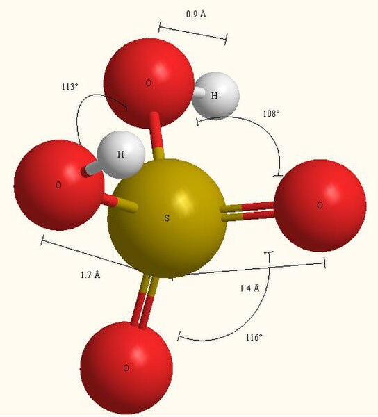 File:Sulfuric acid with bond lengths and bond angles.JPG