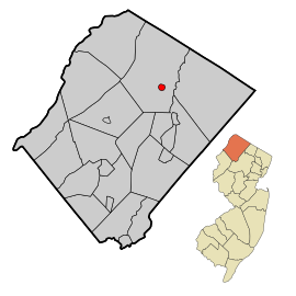 Sussex County New Jersey Incorporated and Unincorporated areas Sussex Highlighted.svg