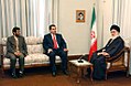 Tajik president Emomali Rahmon meets Ali Khamenei - 18 January 2006 (001).jpg
