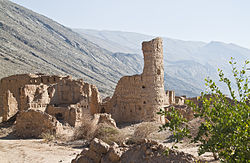 Ruinas del antiguo pueblo de Tanuf