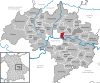 Lage der Gemeinde Tegernheim im Landkreis Regensburg