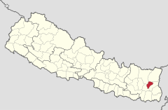 Tehrathum District in Nepal 2015.svg