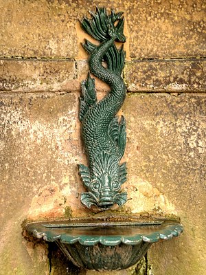 The Dolphin Fountain, Avenham Park, Preston-geograph-4315120.jpg