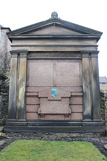 The grave of Hugh William Williams, Canongate Kirkyard