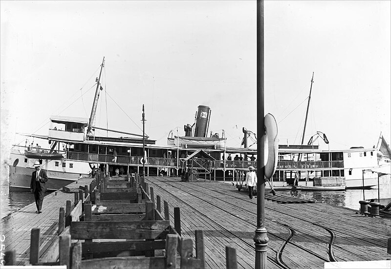 File:The steamship “Rio Jamary” docked, circa 1913.jpg