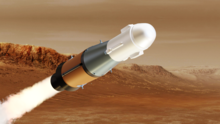Malá raketa v atmosféře Marsu