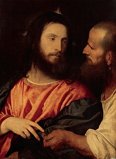 <i>The Tribute Money</i> (Titian) 1516 painting by Titian