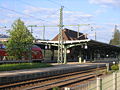 Deutsch: Bahnhof Titisee im Hochschwarzwald bei Einfahrt der Dreiseenbahn