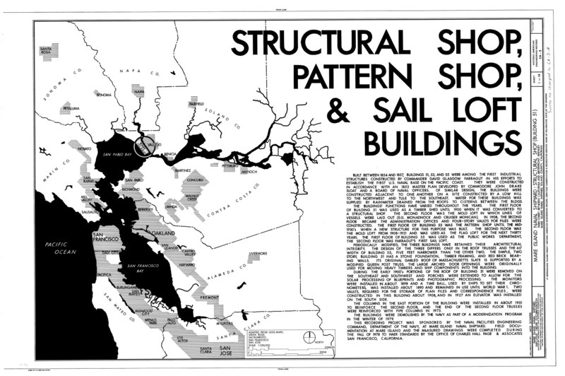 File:Title Page - Mare Island Naval Shipyard, Structural Shop, Near State Highway 37, Vallejo, Solano County, CA HAER CAL,48-MARI,1-F- (sheet 1 of 14).tif