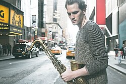 Tobias Meinhart in New York City Tobias NY 2015.JPG