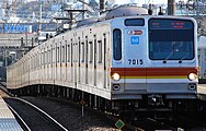 東急東横線で試運転を開始した7000系第15編成。 2012年4月8日 菊名-大倉山間