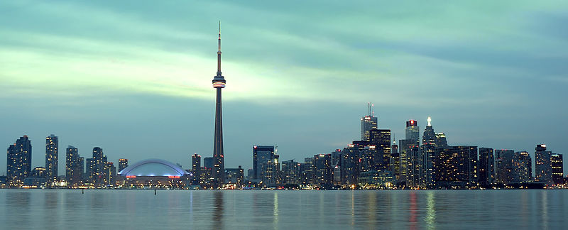 File:Toronto Evening Skyline HDR.jpg