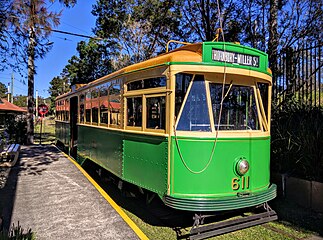 The actual tram #611