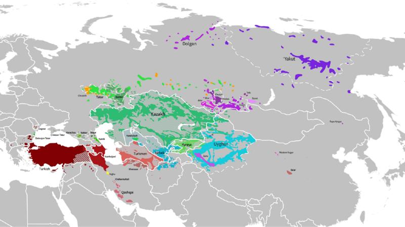 File:Turkic Languages distribution map.png
