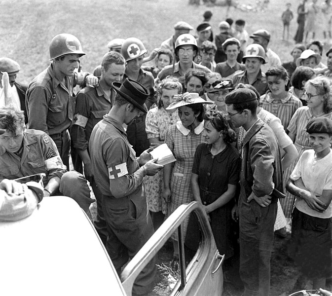 File:US Army medics in Orleans, France 1944-08-19.JPEG