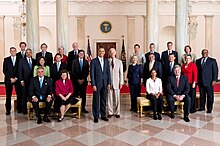 Foto de grupo oficial del Gabinete de EE. UU. 26 de julio de 2012.jpg