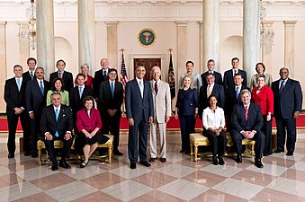 Le cabinet Obama (2012).