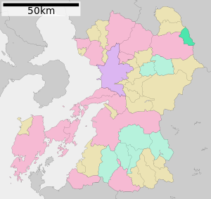 Ubuyama in Kumamoto Prefecture Ja.svg