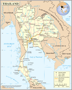 Карта Таїланду від ООН (англ.)