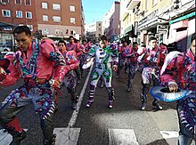 Celebrations of the 2017 International Migrants Day in Usera, a neighborhood of Madrid, Spain Usera celebra el dia del Migrante 02.jpg