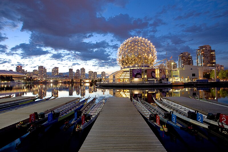 File:Vancouver and Science World blue hour dusk 2008.jpg