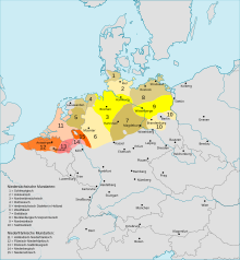 Verbreitungsgebiet der heutigen niederdeutschen Mundarten.svg