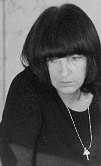 Vienna 1974-11, Buchwoche, Austrian writer Friederike Mayröcker.jpg