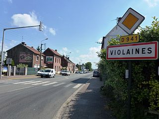 <span class="mw-page-title-main">Violaines</span> Commune in Hauts-de-France, France