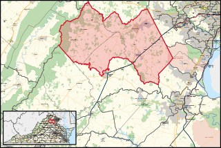 <span class="mw-page-title-main">Virginia's 61st House of Delegates district</span> Virginia legislative district