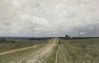 <i>Vladimirka</i> (painting) Painting by Isaac Levitan