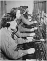WAC telephone operators operate the Victory switchboard during the Potsdam Conference in their headquarters in... - NARA - 199007.jpg