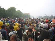 Gemuseschlacht (The Vegetable Fight) in Berlin, Germany Wasserschlacht 2005.jpg