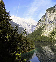 Le Watzmann vu de l'Obersee.