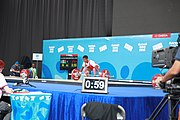 Deutsch: Gewichtheben bei den Olympischen Jugendspielen 2018; Tag 1, 7. Oktober 2018; Jungen 56 kg English: Weightlifting at the 2018 Summer Youth Olympics at 7 October 2018 – Boys' 56 kg