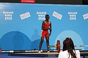 Deutsch: Gewichtheben bei den Olympischen Jugendspielen 2018; Tag 2, 10. Oktober 2018; Jungen 62 kg English: Weightlifting at the 2018 Summer Youth Olympics at 8 October 2018 – Boys' 62 kg