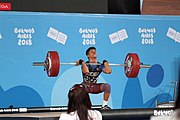 Deutsch: Gewichtheben bei den Olympischen Jugendspielen 2018; Tag 2, 10. Oktober 2018; Jungen 62 kg English: Weightlifting at the 2018 Summer Youth Olympics at 8 October 2018 – Boys' 62 kg