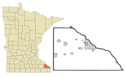 Localização de Minneiska, Minnesota