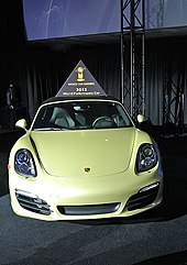 Porsche Boxster is the 2013 World Performance Car World Car Awards @ New York Autoshow (8598825096).jpg