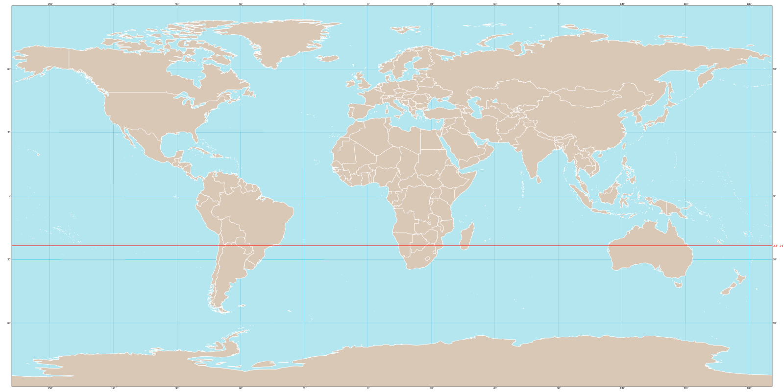 Дальше от экватора расположена зона. Тропики на карте. Северный Тропик на карте. Северные и Южные тропики на карте.