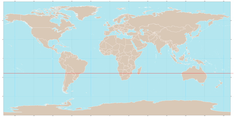 File:World map with tropic of capricorn.svg