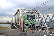 おおさか東線開業後の淀川橋梁。（2019年3月）