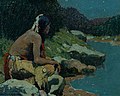 'Moonlight on the Hondo' by Eanger Irving Couse, oil on panel.jpg