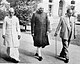 (From left) Kanhaiyalal M. Munshi, Sardar Baldev Singh and Dr. Babasaheb Ambedkar on the Greeneries of Indian Parliament..jpg