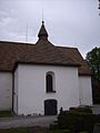 The baptismal chapel on the south side of the church from the 1700th century, in the beginning it was a grave chapel for the family Schulman to Leonardsberg and Svärtinge, but changed to a baptismal chapel 1918.