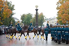 Новгородска стела – церемонија откривања споменика 2012.