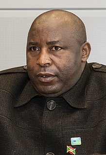 <span class="mw-page-title-main">Évariste Ndayishimiye</span> President of Burundi since 2020