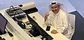 Jassim Abdulaziz at his desk